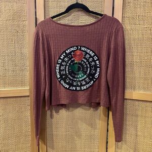 Handmade Reworked Tie Front Cardigan Where Is My Mind Size Medium